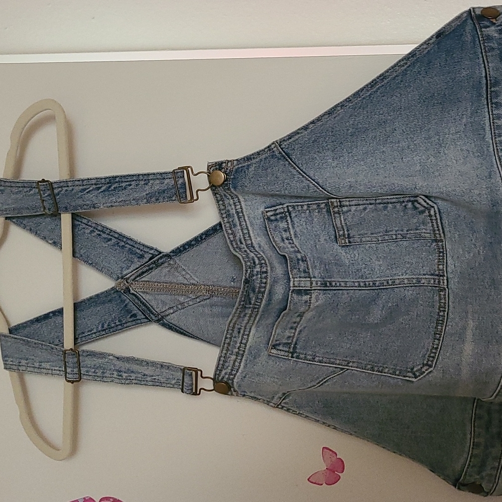 Lane Bryant denim overalls size 28